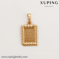 33195 xuping atacado venda quente moda novo design 18k banhado a ouro pingente religioso para as mulheres